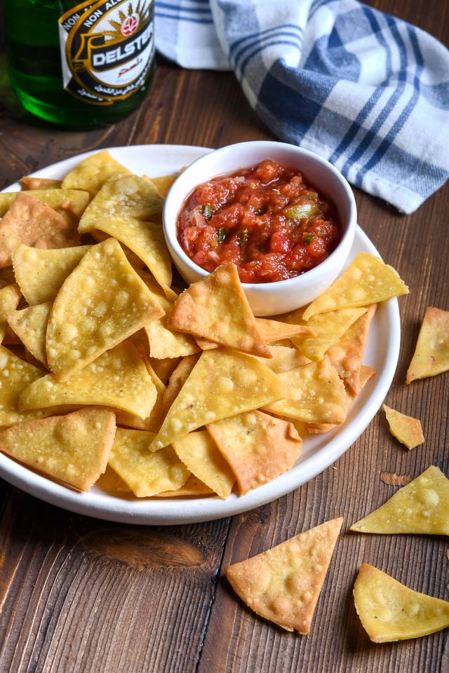 Easy Homemade Tortilla Chips Recipe | Bake Tips by samaneh.k