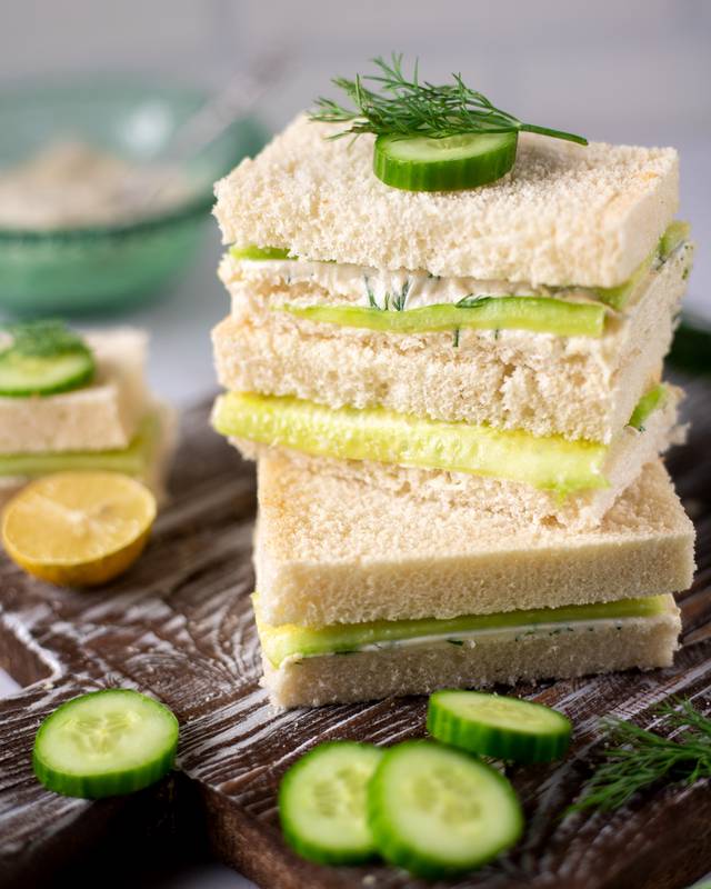 Cucumber and Dill Sandwiches by farzaneh